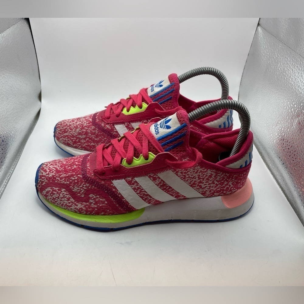 Adidas women’s red sneakers size men’s 5/ women’s 6.5